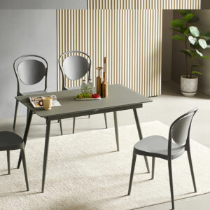 שולחן ארבל 110*70 אפור