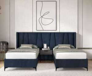 מיטה מרופדת דגם אוסטריה