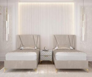 מיטה מרופדת דגם סיני