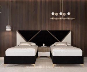 מיטה מרופדת דגם פייראוס