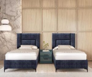 מיטה מרופדת דגם צרפת