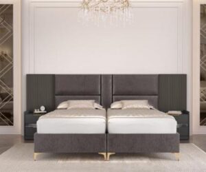 מיטה מרופדת דגם קנקן