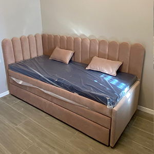 Upholstered Children's Bed Model Rose