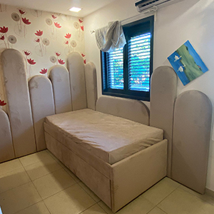 Upholstered Children's Bed Model Tulip