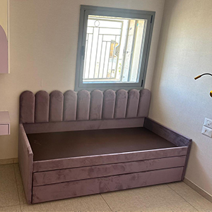 Upholstered Children's Bed Model Lilie
