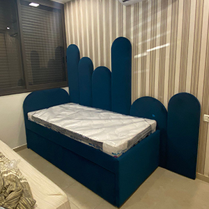 Upholstered Children's Bed Model Orchid