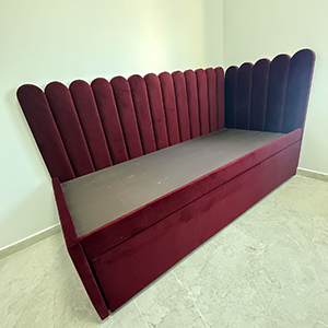 Upholstered Children's Bed Model Sunflower