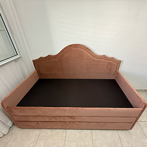 Upholstered Children's Bed Model Hortensia