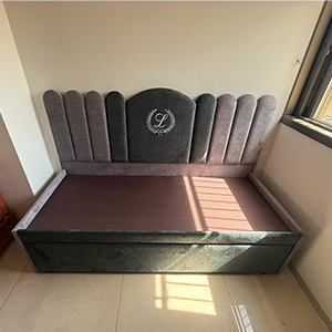 Upholstered Children's Bed Model Lavender