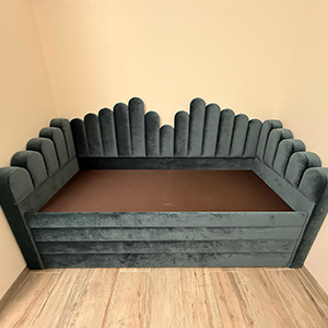 Upholstered Children's Bed Model Hydrangea